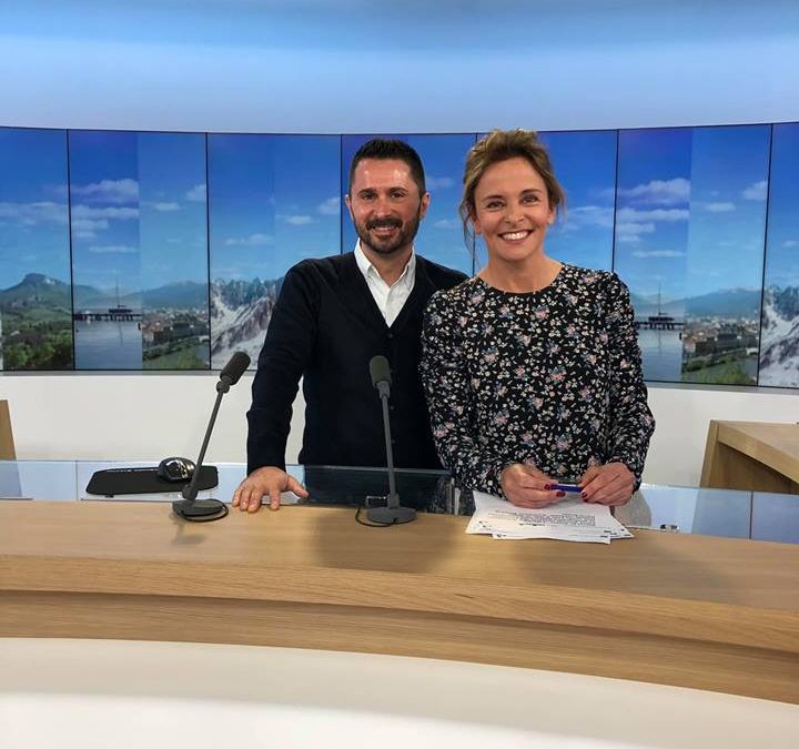 Julien Peron invité de Pauline Alleau sur France 3 pour le film C’est quoi le bonheur pour vous?