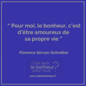 citation sur le bonheur de la vie