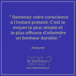 e bonheur citation