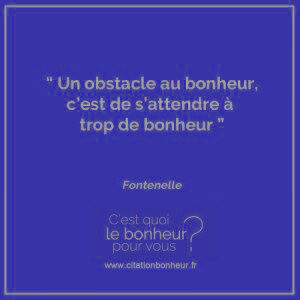 le bonheur citation